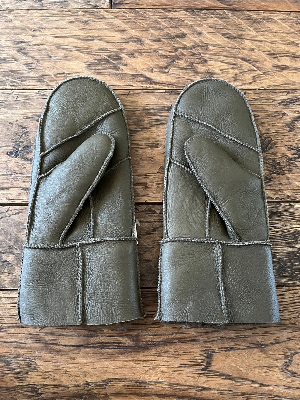 Bickmods Australia Leather Sheepskin Mittens